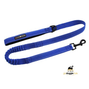 Soft Pull Heavy Duty Dog Leash With Traffic Control Soft Grip Handle-Cobalt Blue-4 Feet Long With 6 Inch Stretch-Non-Fray Industrial Grade Design-godoggiestyle