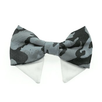 Universal Dog Bow Tie-Gray Camo-godoggiestyle